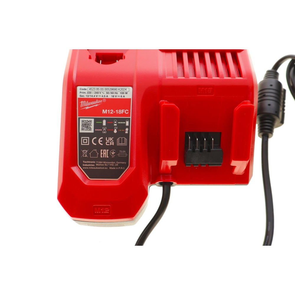 Зарядний пристрій для електроінструментів M12-18 FC TURBO 12/14/18V 2.0-6.0Ah