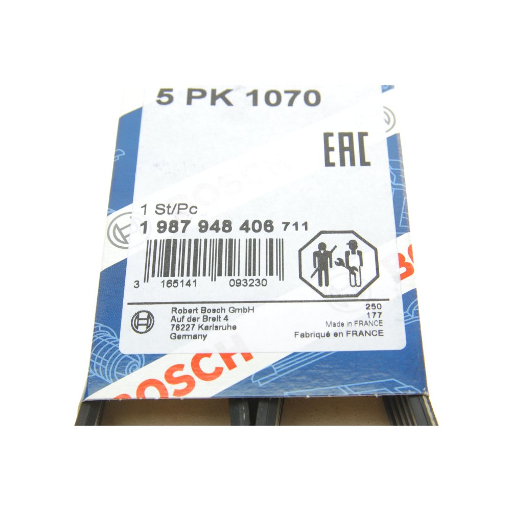 Ремінь генератора Mitsubishi Galant/Lancer 95-04/Toyota Corolla 1.3 84-97 (5PK1070)