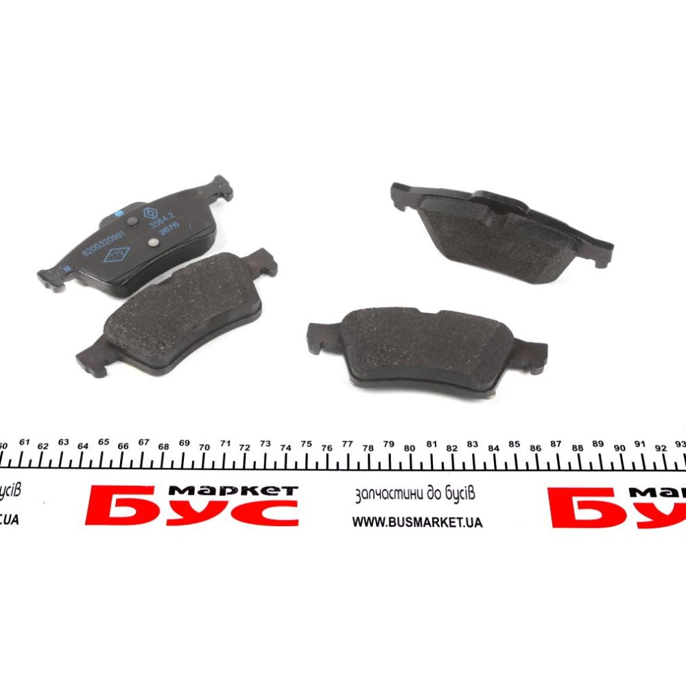 Колодки гальмівні (задні) Renault Laguna II/Megane II 01-/Ford Connect 02-