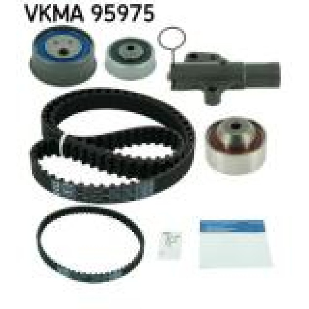 Комплект ГРМ Mitsubishi Galant/Outlander 2.4 03- (20x122z/12.7x65z) + натяжник