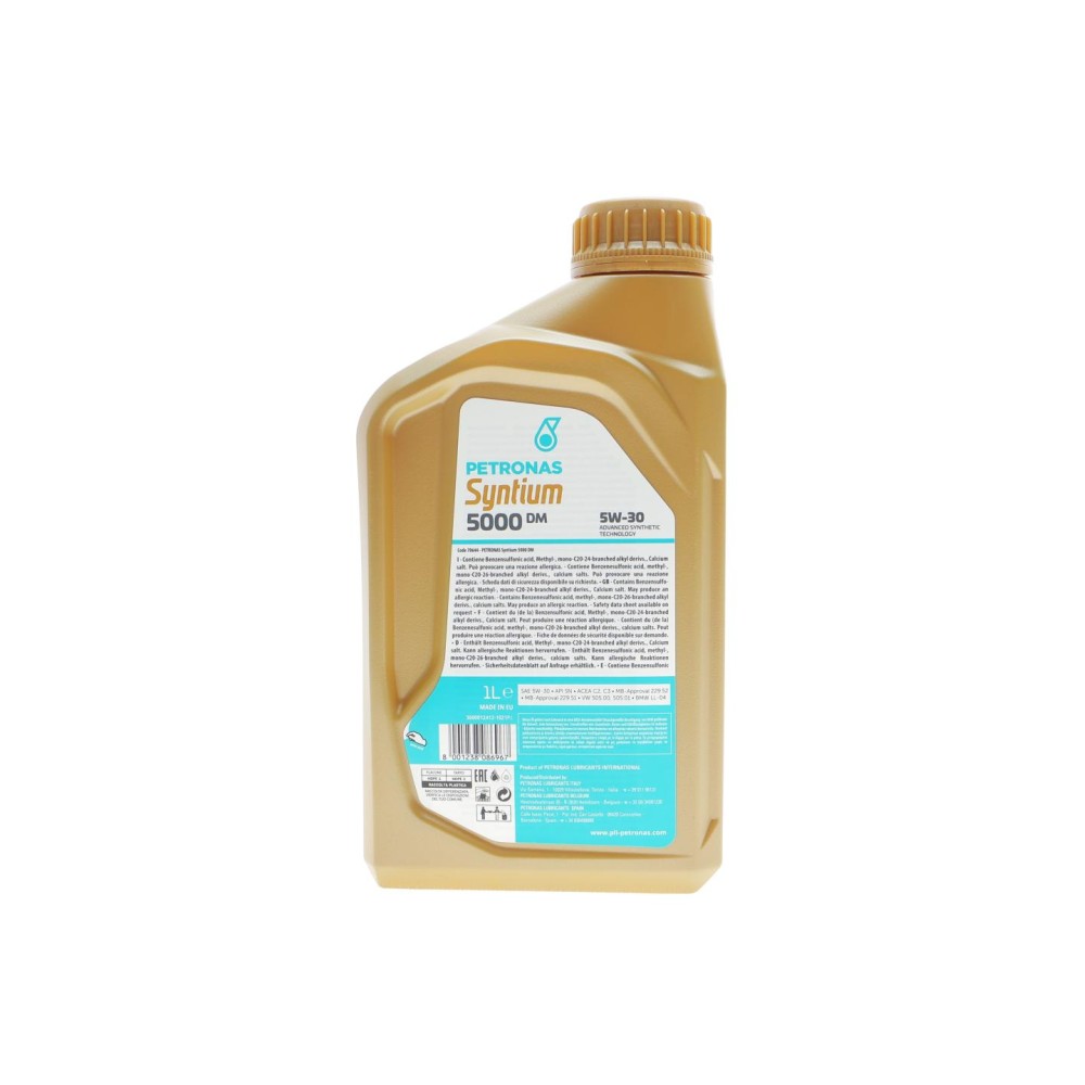 Олива 5W30 SYNTIUM 5000 DM (1L) (MB 229.51/MB 229.52/VW 505.00/505.01/LL-04)