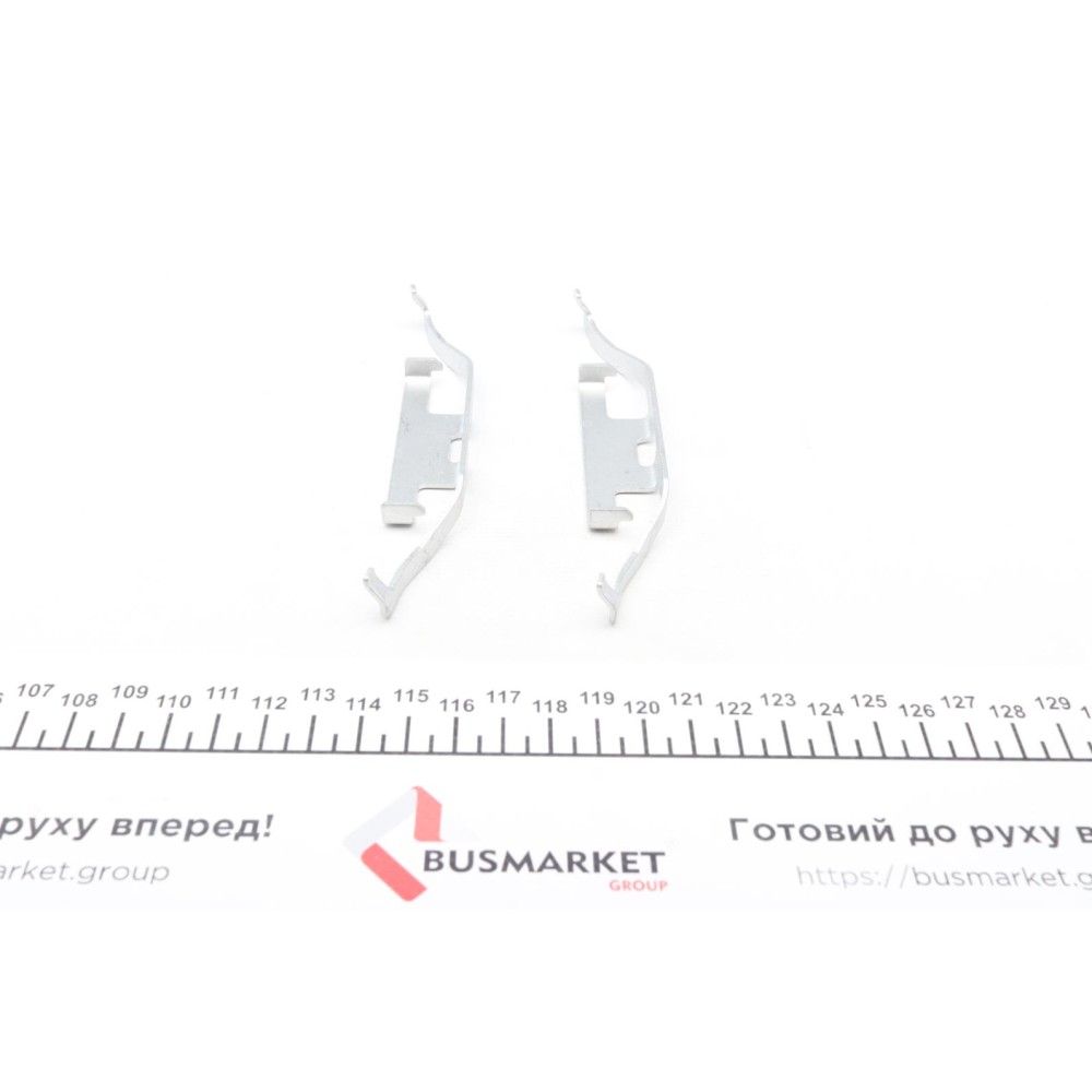 Планка супорта (заднього) прижимна (к-кт) VW T5 03-09 (Ate)