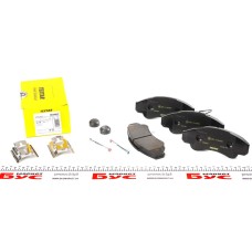 Колодки гальмівні (передні) Citroen Jumper/Fiat Ducato/Peugeot Boxer 94- Q+ R16 (з датчиком)