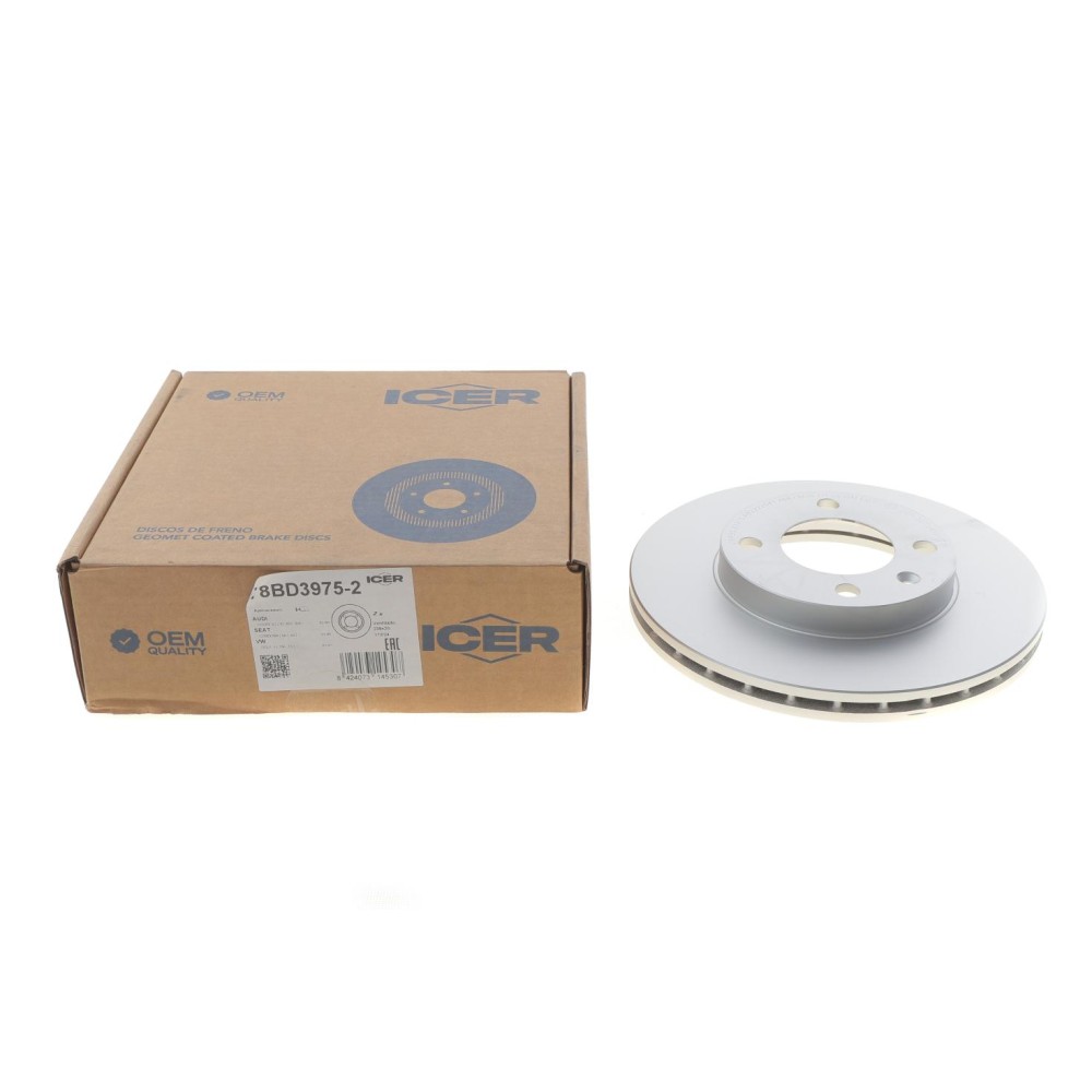 Диск гальмівний (передній) VW Golf 76-99/Passat 81-88/Polo 95-01/Seat Ibiza 93-(239x20)(з покр)(вент)