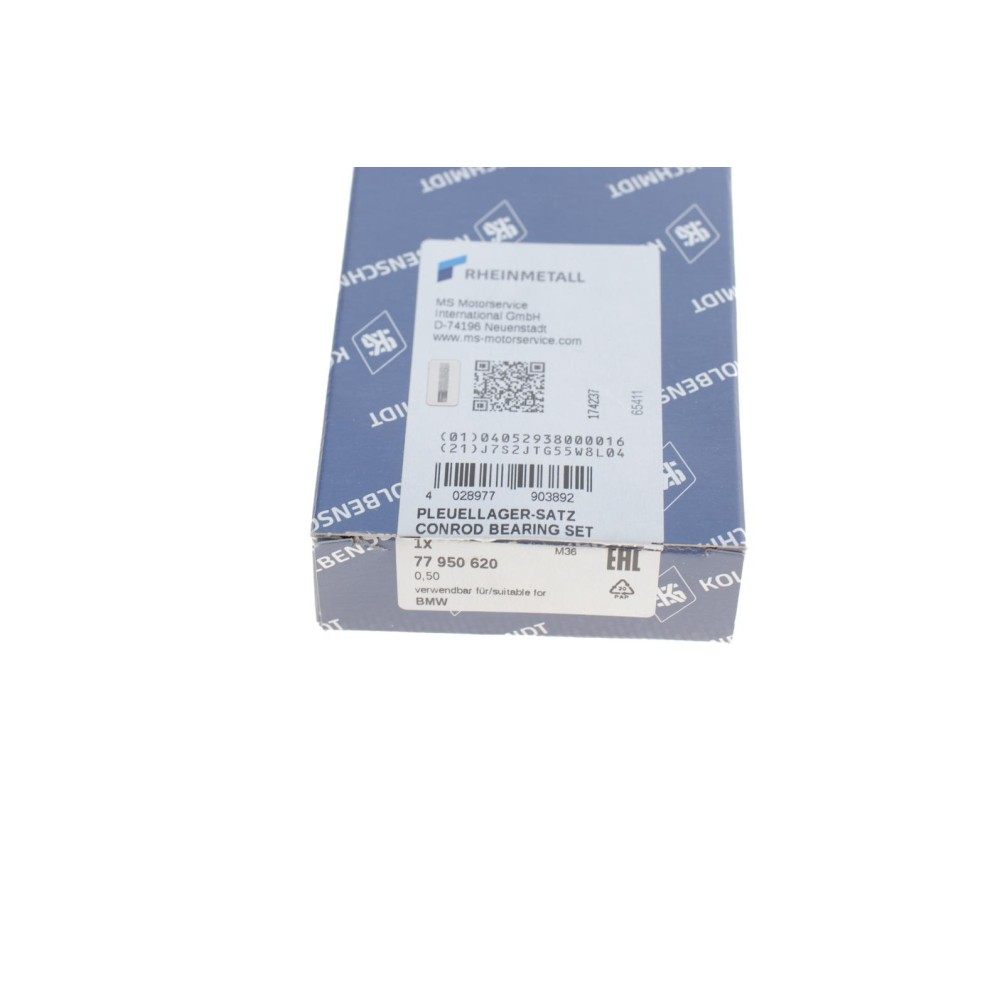 Вкладиші шатунні BMW 3 (G20/G80/G28)/5 (G30/F90)/7 (G11/G12) 16- (+0.50) B47 D20