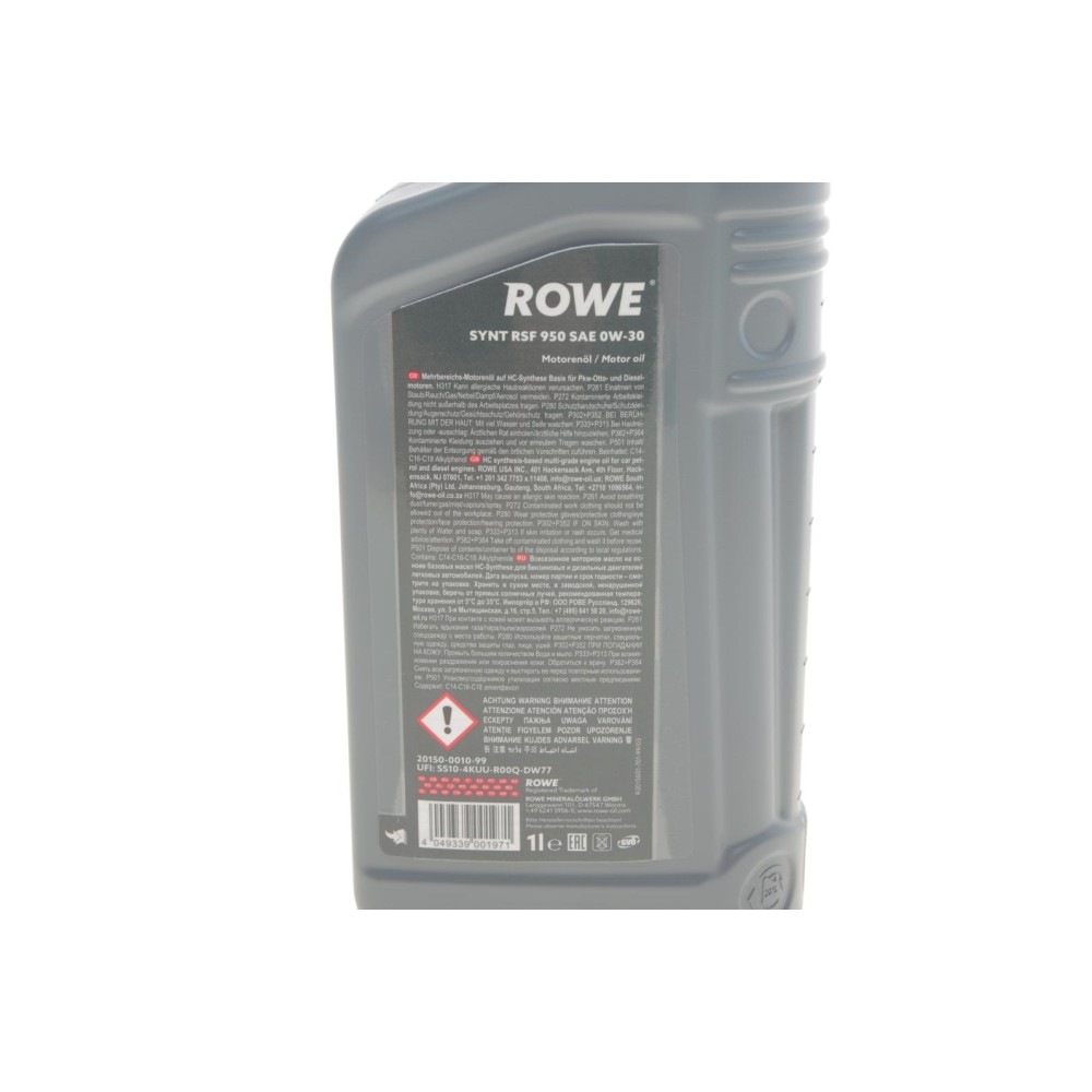 Олива 0W30 HIGHTEC SYNT RSF 950 (1L) (Ford WSS-M2C950-A/Jaguar Land Rover STJLR.03.5007) (ACEA C2)