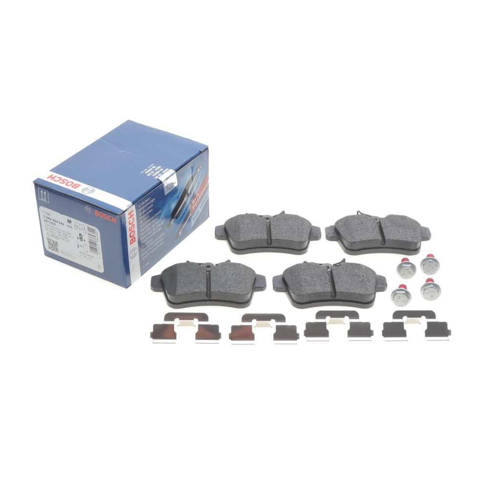 Колодки гальмівні (задні) Citroen C4 09-/DS4/DS5 11-15/Peugeot 308/508/3008/5008 09-18 (з прижимною пластиною)