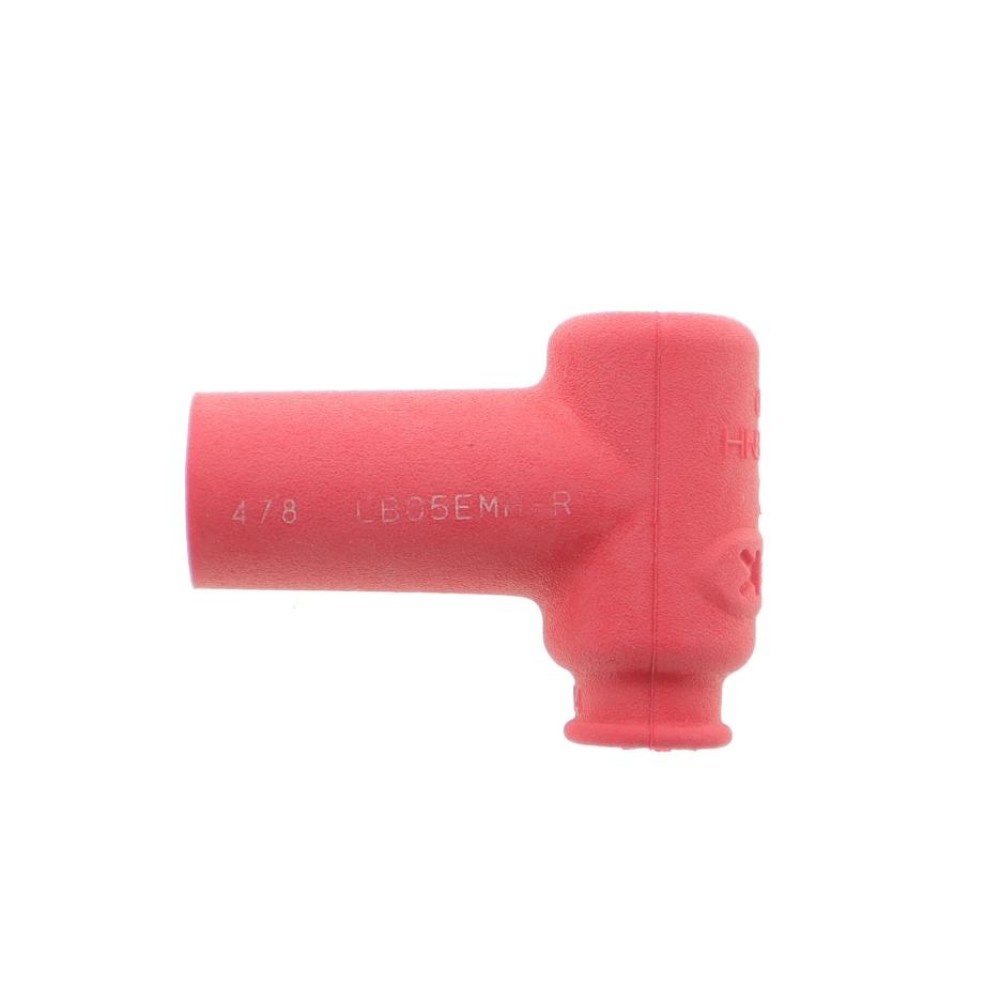 Наконечник свічки запалювання (червоний) (90°/14mm) (LB05EMH-R)