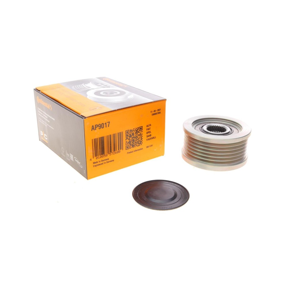 Шків генератора Fiat Doblo/Stilo/Punto 1.9D/JTD 01-/Opel Astra H/Vectra C/Zafira 1.9CDTI 05-15 (6PK)