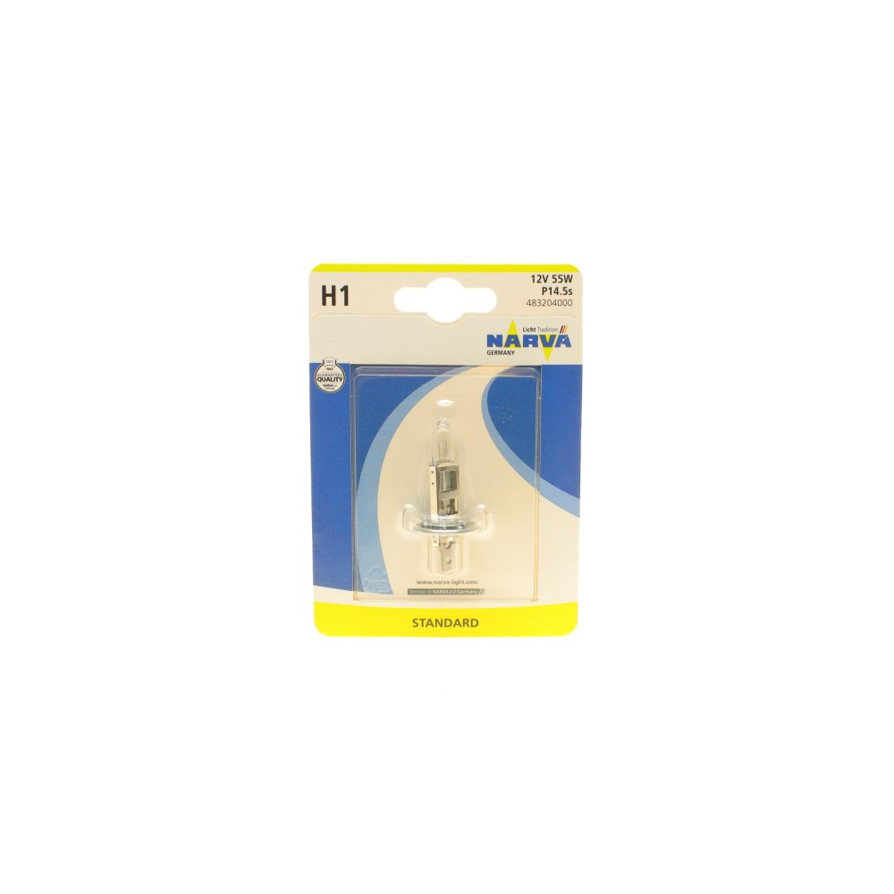 Автолампа H1 12V 55W P14.5s Standard (Blister)