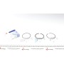 Кільця поршневі VW Golf VII/Passat 2.0TDI 12- (81.00mm/STD) (1.75-2-2) = 8950060000
