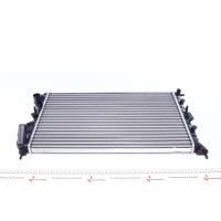 Радіатор охолодження Renault Megane/Scenic 1.4-2.0 dCi 96-03
