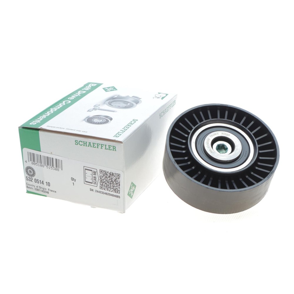 Ролик генератора BMW 3 (E90) 06-11 (паразитний) (90x30), N54/N55 Ролик генератора BMW 3 (E90) 06-11 (паразитний) (90x30), N54/N55