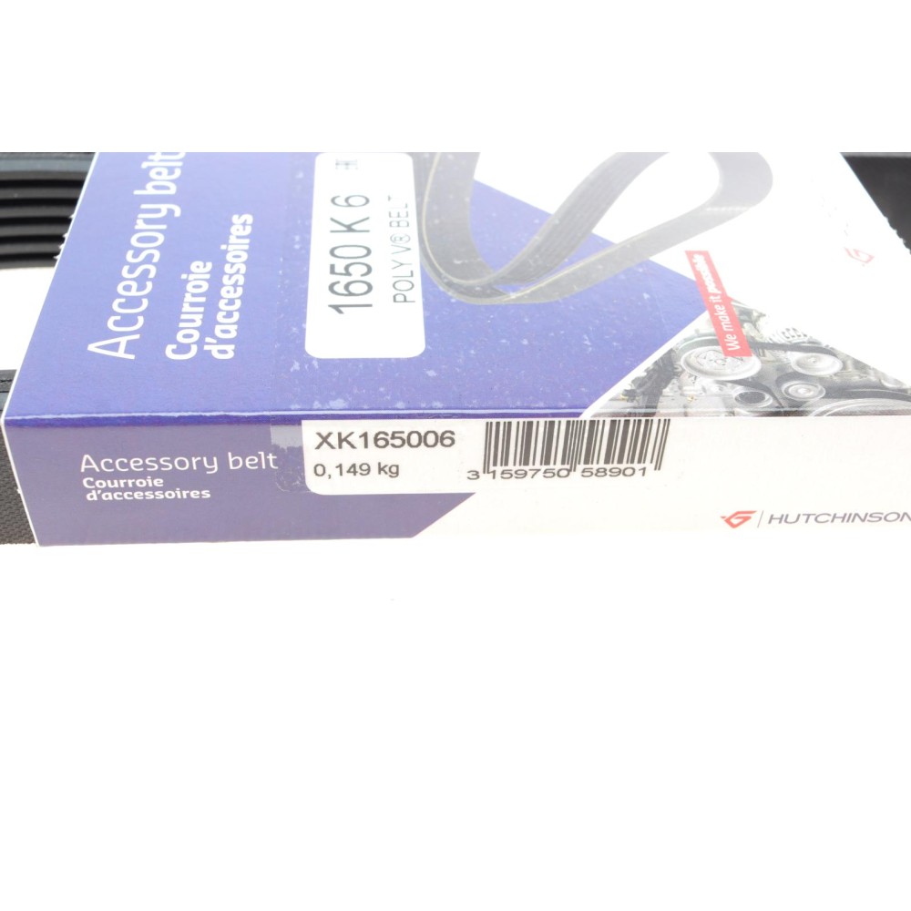 Ремінь генератора Renault Megane I/Ford Transit 2.0 94-00 (6PK1650)