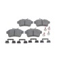 Колодки гальмівні (задні) Citroen C4 09-/DS4/DS5 11-15/Peugeot 308/508/3008/5008 09-18 (з прижимною пластиною)
