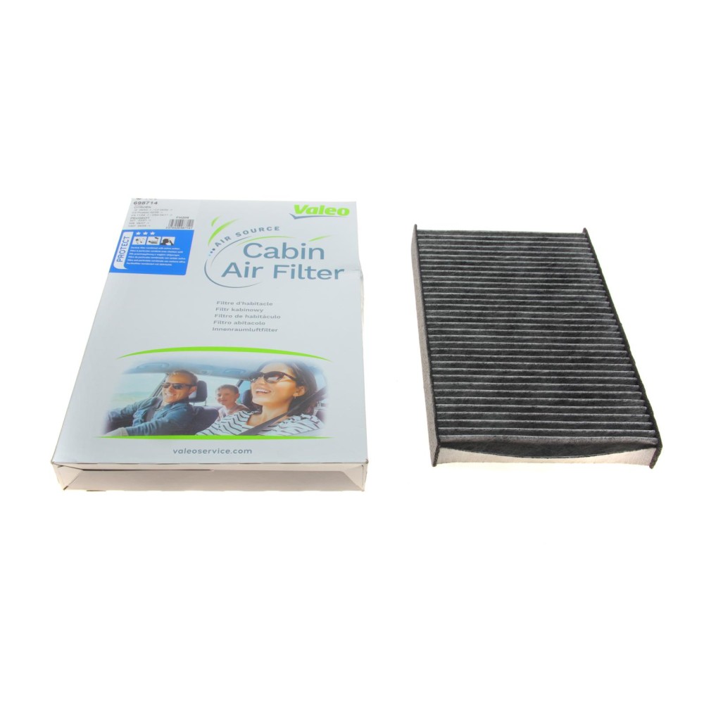 Фільтр салону Citroen C2/C3/C4/Peugeot 307/308 00- (вугільний)