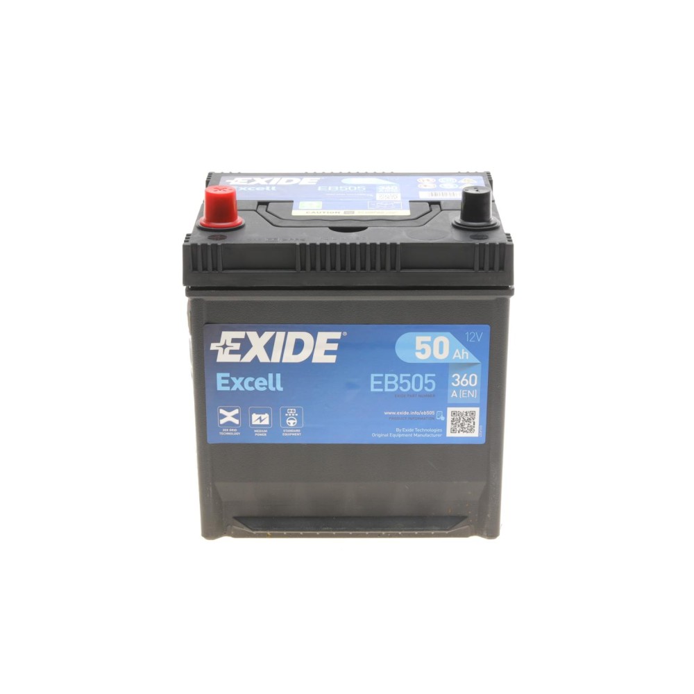 Акумуляторна батарея 50Ah/360A (200x173x200/+L/B0) Excell