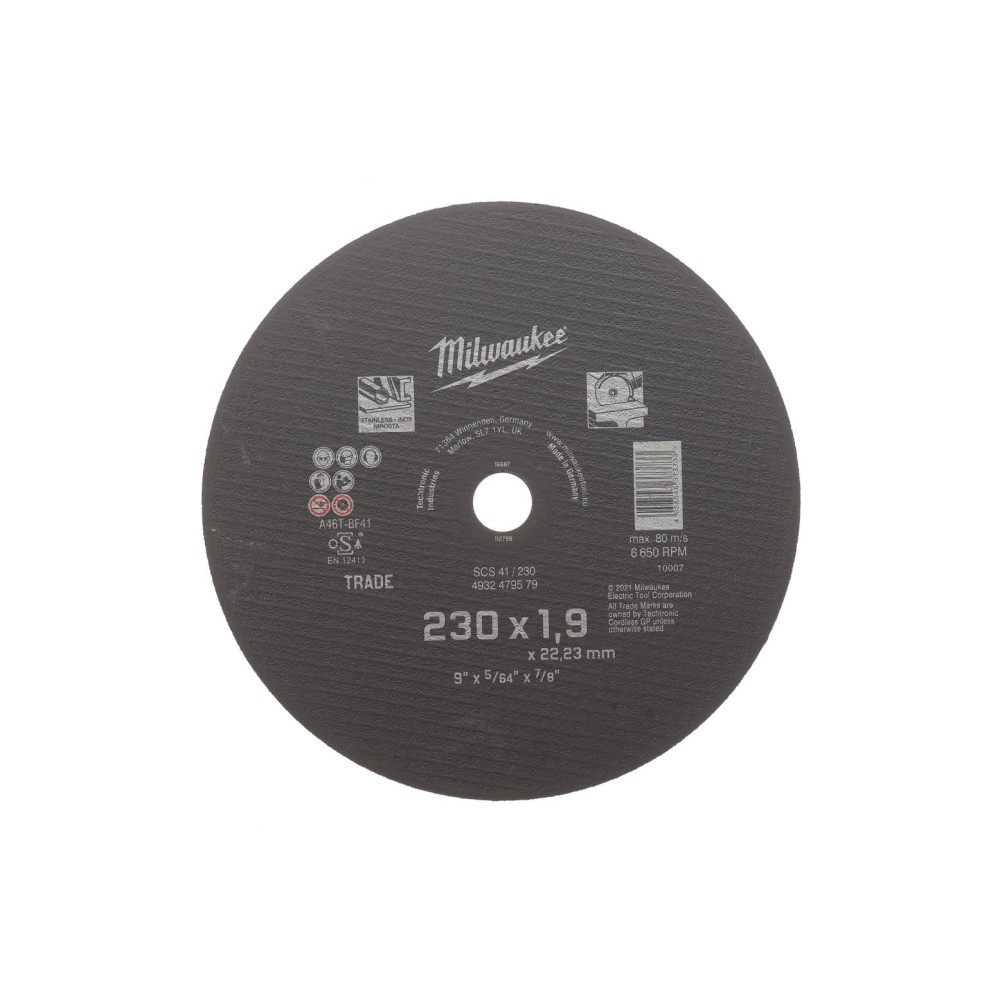 Круг відрізний 230x1,9x22,20 мм