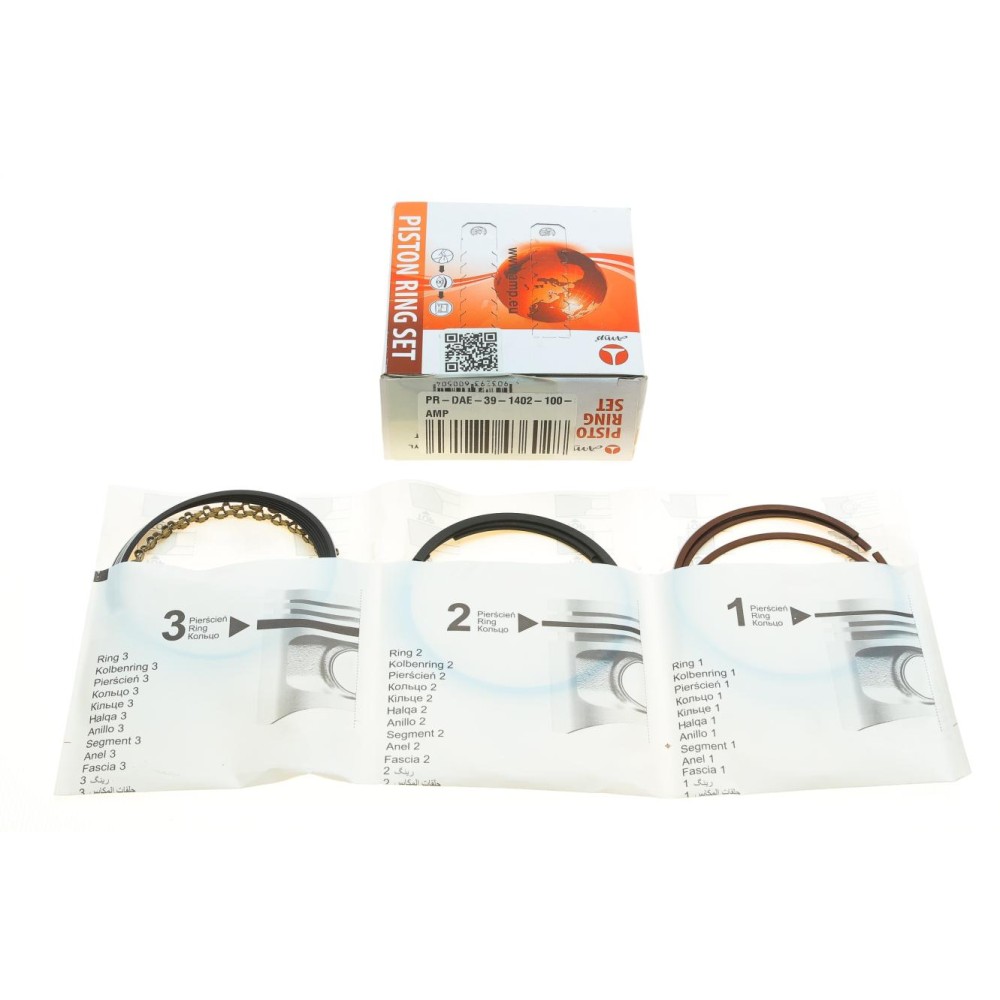 Кільця поршневі Daewoo Matiz 1.0 98- (69.50mm/+1.00) (1.2x1.2x2.5) (к-кт 3 циліндра)