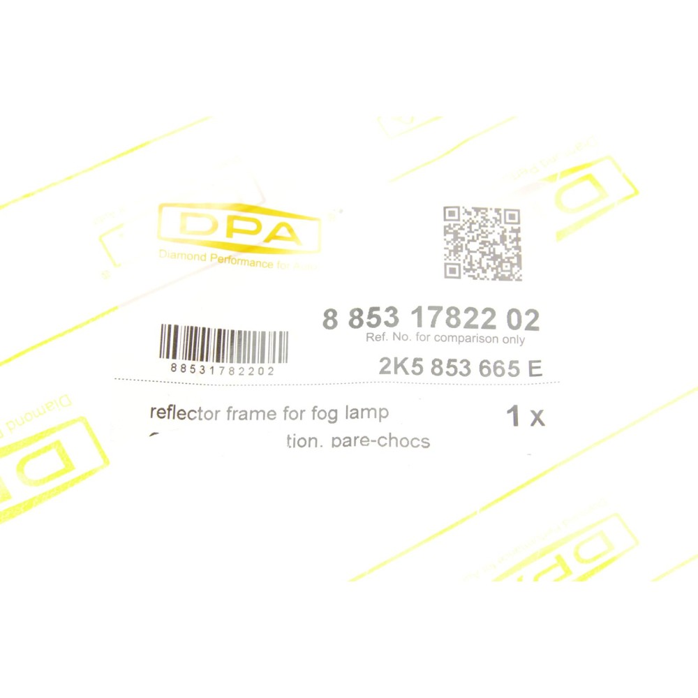 Вставка бампера (під протитуманку) VW Caddy IV 15-20 (L)