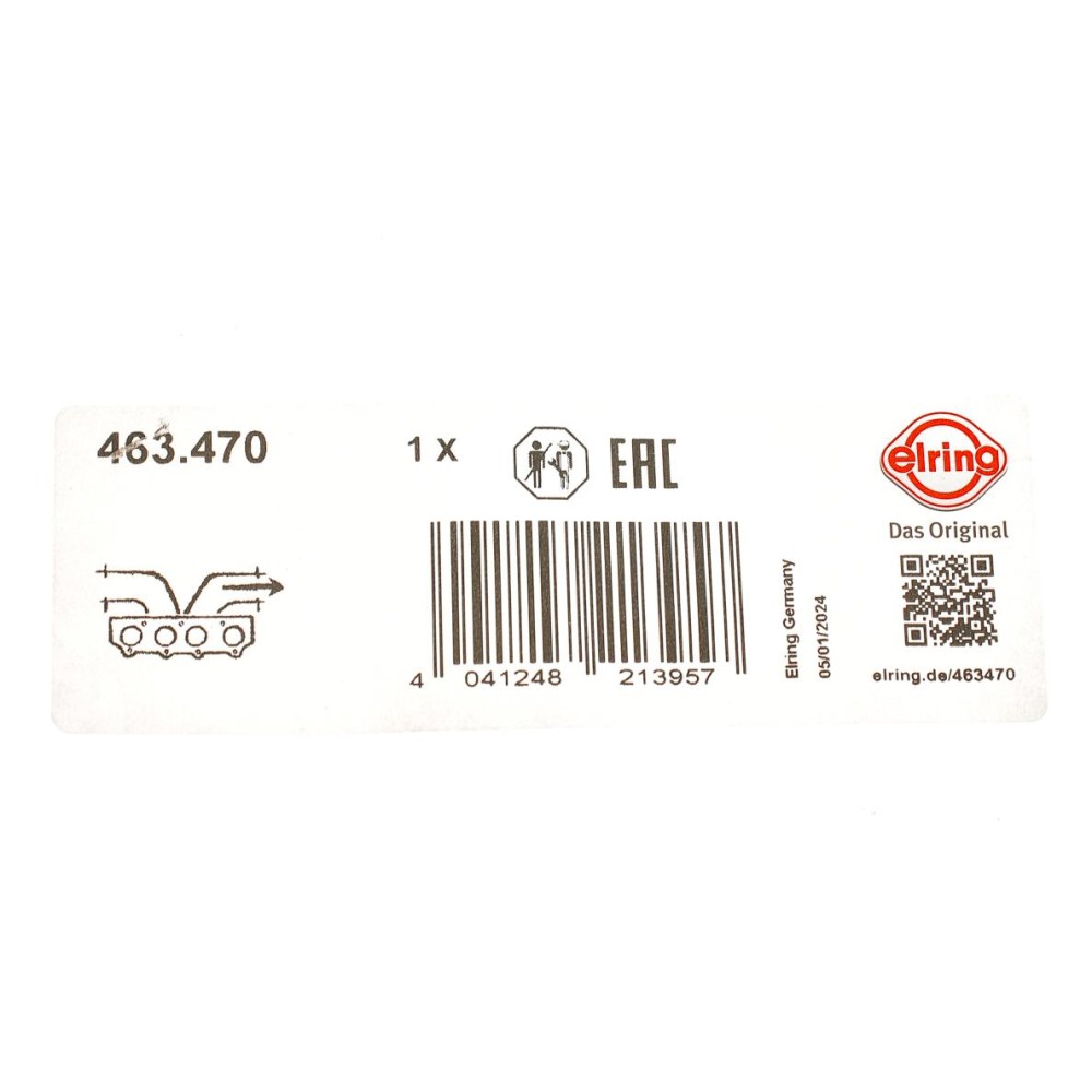 Прокладка колектора випускного Opel Astra G/H 1.7CDTI (59kw) 03-10