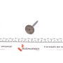 Клапан (випуск) Honda Accord V/VI 2.0TDI/Land Rover Freelander 2.5 (32.6x7x86.7) (азотування)