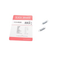 Пружини супорта (заднього) Renault Megane II/III/Scenic II/III 02- (К-кт L+R)