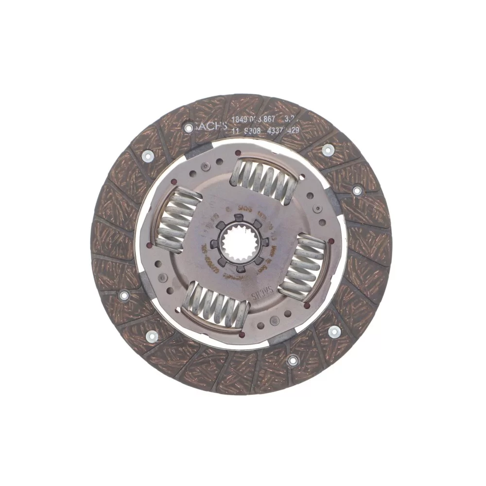 Комплект зчеплення Citroen C3/Peugeot 207/307 1.4i 00- (d=180mm) (z=18) (+вижимний)