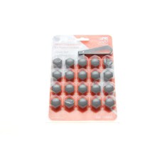 Ковпачок болта диска колісного VW/Audi/Seat 87- (к-кт) (зі знімачем) (сірий)