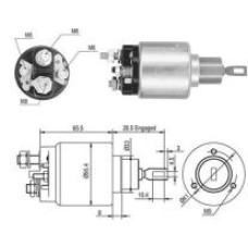 Реле стартера втягуюче BMW 3 (E30)/5 (E28/E34) 81-91 M20