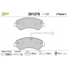 Комплект гальмівних колодок (дискових) (передніх) Citroen Jumper/Peugeot Boxer 2.0-3.0HDi 06- R16
