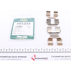 Планка супорта (заднього) прижимна (к-кт) VW T4 90-03 (Lucas) (без датчика зносу колодок)