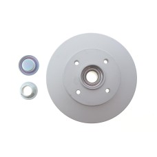 Диск гальмівний (задній) Citroen C3/C4 /Peugeot 207/307 05- (249х9) (+ABS) (з підшипником)