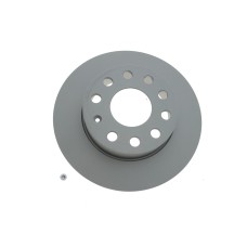 Диск гальмівний (задній) Audi A3/Skoda Octavia/VW Caddy/Golf/Touran 03-15 (256х12) (з покр) (повний)