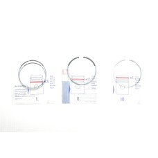 Кільця поршневі VW Golf 1.4/Jetta 1.4TSI 06- (76.50mm/STD) (1.2-1.5-2)