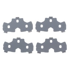 Комплект протискрипних пластин (задніх) Ford Connect/Focus 02-13/Renault Megane 02- (ATE/Teves)