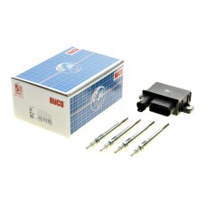 Реле свічок розжарювання BMW 3 (E90/E91)/5 (E60)/X3 (E83) 2.0d 03-15 (N47) (+свічки) (HÜCO)