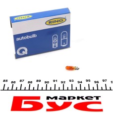 Автолампа W1.2W 12V 1.2W W2x4.6d (без цоколя, оранжева)