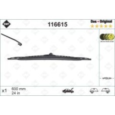 Щітка склоочисника (600mm) Renault Laguna I/BMW 7 (E38) 93- (+спойлер)