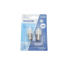 Автолампа P21/5W 12V 2.4/0.48W BAY15d LED (біла) (к-кт 2шт)