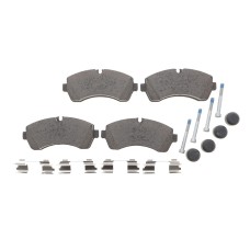 Колодки гальмівні (передні) MB Sprinter (W906/W907/W910) 210-519CDI/VW Crafter 30-35/30-50 06- (спарка) (BREMBO)