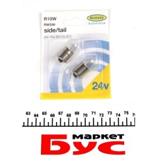 Автолампа R10W 24V 10W BA15s (SCC) Standard (блістер/2шт.)
