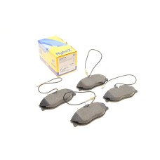 Колодки гальмівні (передні) Citroen Xsara 98-05/Peugeot 306 96-01/406 95-04/607 00-11 (+датчики)