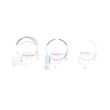 Кільця поршневі Opel Astra G/H/Vectra B/C 2.0/2.2 00- (86.00mm/STD) (1.2-1.5-2.5)