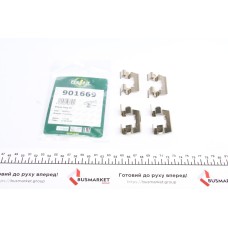 Планка супорта (заднього) прижимна (к-кт) Hyundai Accent 98-05 (Mando)