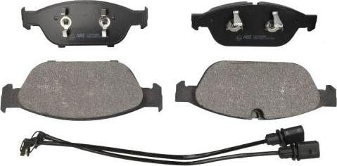ABE C1A046ABE - Комплект гальмівних накладок, дискове гальмо autodetail.com.ua