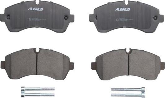 ABE C1M047ABE - Комплект гальмівних накладок, дискове гальмо autodetail.com.ua