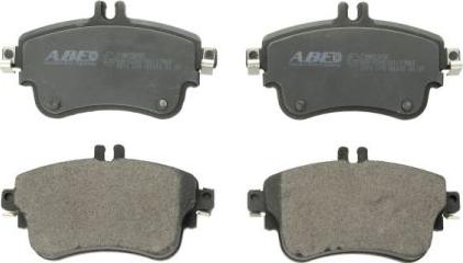 ABE C1M059ABE - Комплект гальмівних накладок, дискове гальмо autodetail.com.ua