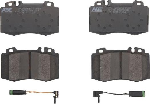 ABE C1M055ABE-P - Комплект гальмівних накладок, дискове гальмо autodetail.com.ua