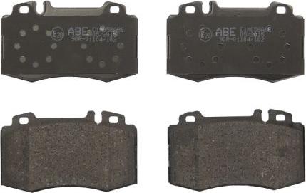 ABE C1M058ABE - Комплект гальмівних накладок, дискове гальмо autodetail.com.ua